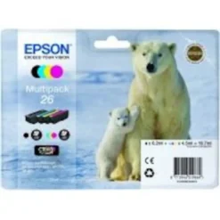 Epson T2636XL "Eisbär" Claria Premium Ink Multi Pack Cyan/Gelb/Magenta/Schwarz 41.3ml