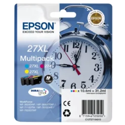 Epson T2715XL "Wecker" DURABrite Ultra Ink Multi Pack Cyan/Gelb/Magenta 31.2ml