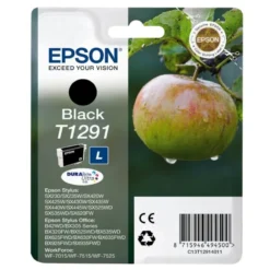 Epson T1291 "Apfel" DURABrite Ultra Ink Single Pack Schwarz 11.2ml