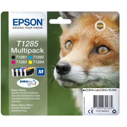 Epson T1285 "Fuchs" Tinte CMYK Multipack