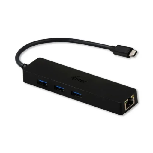 i-tec USB-C Slim HUB 3-Port mit Gigabit Ethernet Adapter Thunderbolt 3 komp.