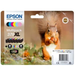 Epson T3798 "Eichhörnchen" Clara Photo HD XL Ink Multipack 6-farbig 59.7ml