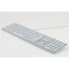 Matias Aluminum Erweiterte USB Tastatur RGB dt. für Mac OS silber