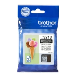 Brother Tintenpatrone LC-3213BK Schwarz ca. 400 Seiten