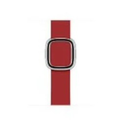 Apple modernes Lederarmband Watch 40mm rot L