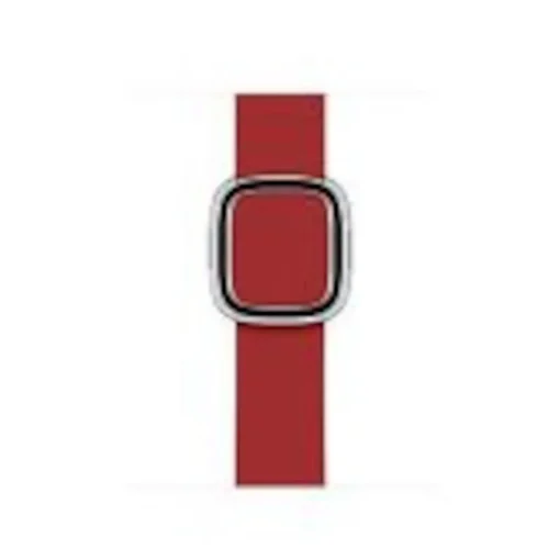 Apple modernes Lederarmband Watch 40mm rot L