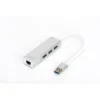 Digitus DA-70250-1 USB-Dock USB3.0 Stecker auf 3x USB3.0 Buchse + RJ45 Buchse