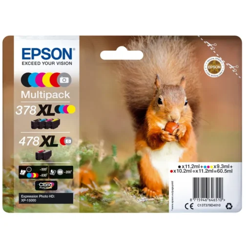 Epson T379D "Eichhörnchen" Claria Photo HD Multipack