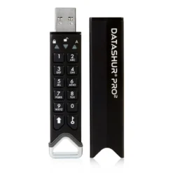 iStorage datAshur Pro2 USB3.2 128GB Hardwareverschlüsselter USB Stick mit PIN-Schutz