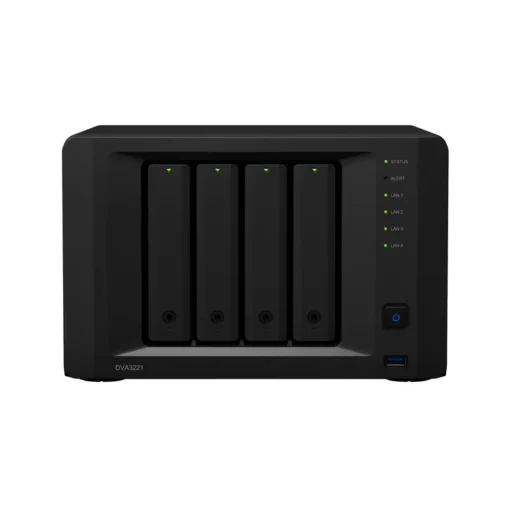 Synology DVA3221 NVR System 4-Bay Leergehäuse Deep Learning