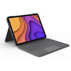 Logitech Folio Touch mit Trackpad und Smart Connector für iPad Air (4. Gen) grau