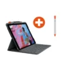 Logitech Slim Folio Hülle und Tastatur + Logitech Crayon für iPads 10