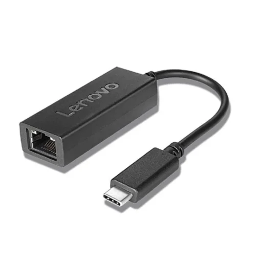 Lenovo USB-C/Ethernet Adapter St./Bu. schwarz