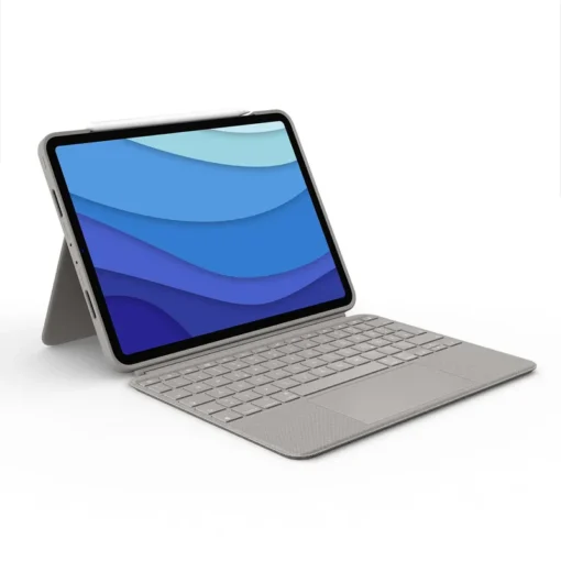 Logitech Combo Touch Tastaturcase Trackpad für iPad Pro 11“ (1./ 2./3.Gen) sand