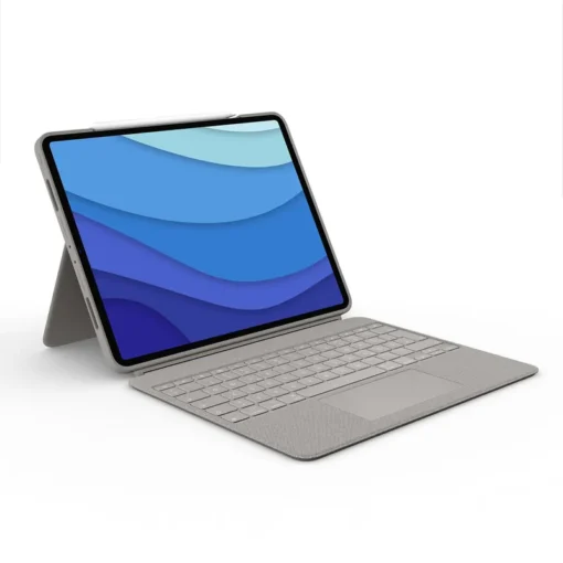 Logitech Combo Touch Tastaturcase Trackpad für iPad Pro 12.9“ (5. Gen) sand