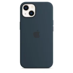 Apple Silikon Case MM293ZM/A für iPhone 13 mit MagSafe abyssblau