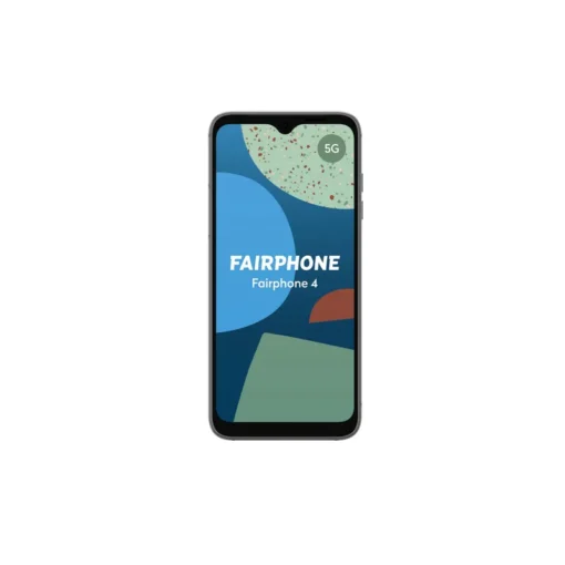 Fairphone 4 Dual-SIM Google Android Smartphone in gray  with 256 GB storage