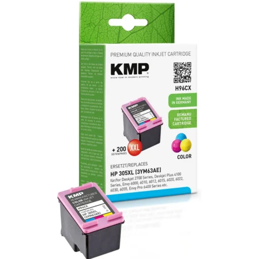 KMP Tintenpatronen Farbig ersetzt  HP HP305XL (3YM63AE)