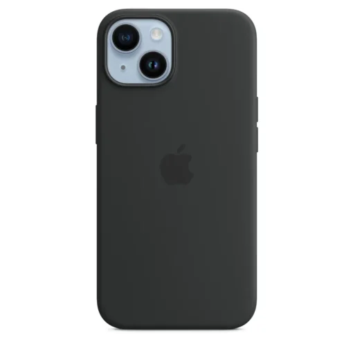 Apple iPhone 14 Silikon Case mit MagSafe Midnight