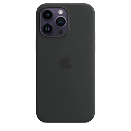 Apple iPhone 14 Pro Max Silikon Case mit MagSafe Midnight