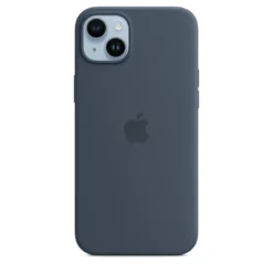 Apple iPhone 14 Plus Silikon Case mit MagSafe Storm Blue