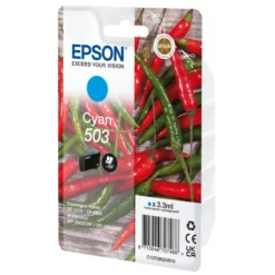 Epson 503 Original Druckerpatrone Cyan C13T09Q24010 Chilischoten-Tinte