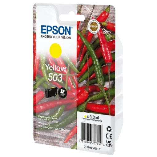 Epson 503 Original Druckerpatrone Gelb C13T09Q44010 Chilischoten-Tinte