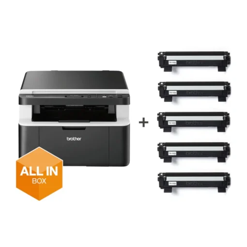 Brother Multifunktionsdrucker Laser DCP-1612WVB inkl 5 Toner Laser Multi function printer