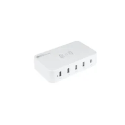 Good Connections USB-C / USB-A Desktop-Ladestation 60W 5-Port weiß