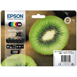 Epson T02G7 "Kiwi" Clara Premium XL Ink Multipack 5-farbig 47.2ml