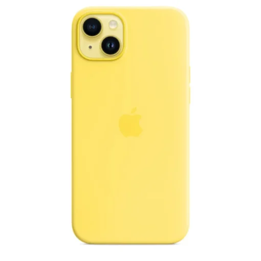 Apple Silicone Case für Apple iPhone 14 Plus mit MagSafe canary yellow