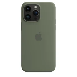 Apple Silicone Case für Apple iPhone 14 Pro Max mit MagSafe olive