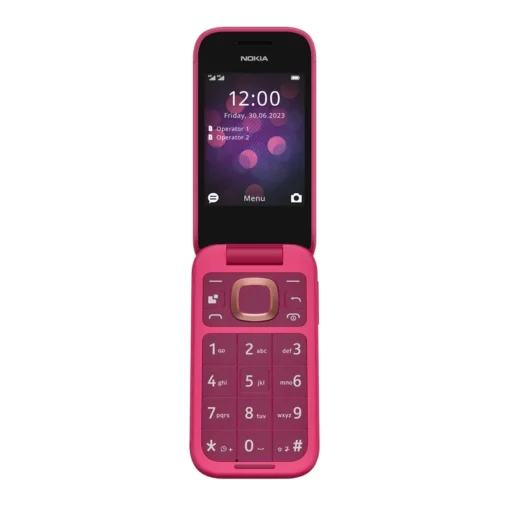 Nokia 2660 Flip 4G Dual-Sim Nokia S30+ Candybar in pink