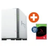 Synology Diskstation DS223j NAS System 2-Bay inkl. 2x 4 TB Seagate ST4000VN006