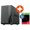 Synology Diskstation DS224+ NAS System 2-Bay inkl. 2x 4 TB Seagate ST4000VN006