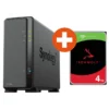 Synology Diskstation DS124 NAS System 1-Bay inkl. 4 TB Seagate ST4000VN006