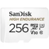 SanDisk High Endurance microSDHC 256GB + SD Adapter