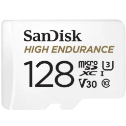 SanDisk High Endurance microSDHC 128GB + SD Adapter