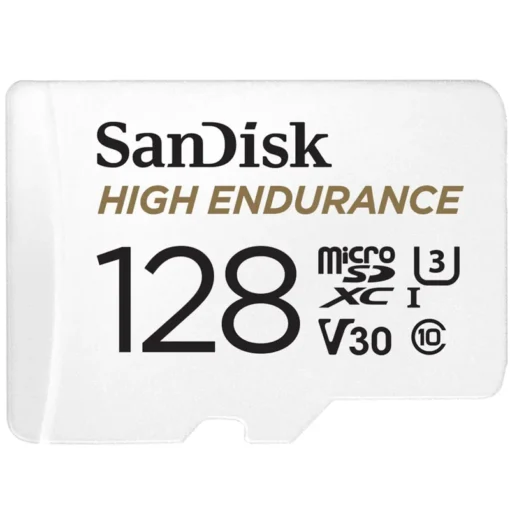 SanDisk High Endurance microSDHC 128GB + SD Adapter