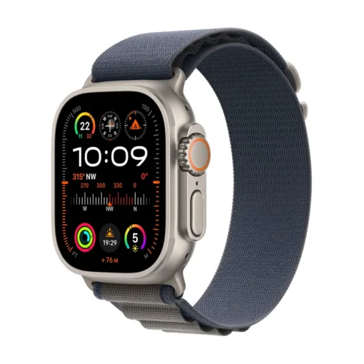 Apple Watch Ultra 2 Cellular Titanium 49mm (Alpine Loop blau) Small