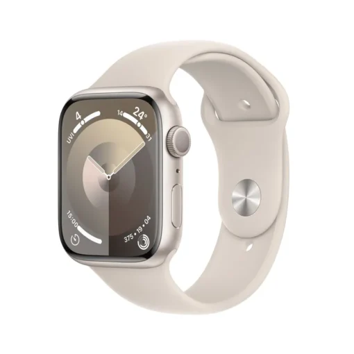 Apple Watch Series 9 Aluminium 45mm polarstern (Sportarmband polarstern) M/L