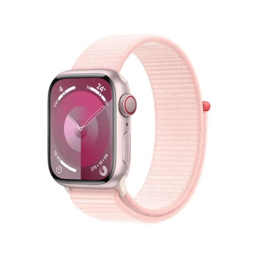 Apple Watch Series 9 Cellular Aluminium 41mm rosé (Sport Loop hellrosa)