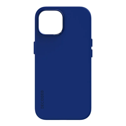 Decoded AntiMicrobial Silicone Backcover iPhone 15 Plus Galactic Blue