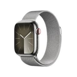 Apple Watch Series 9 Cellular Edelstahl 41mm silber (milanaise silber)