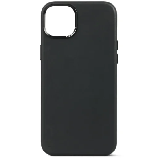 Decoded Leather Backcover für iPhone 15 Plus Black