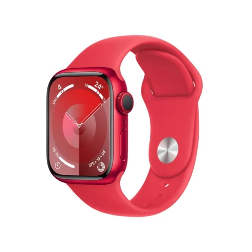 Apple Watch Series 9 Aluminium 41mm rot (Sportarmband rot) M/L