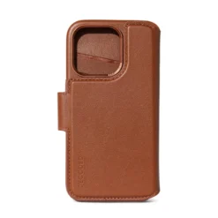 Decoded Leather Detachable Wallet für iPhone 15 Pro Tan