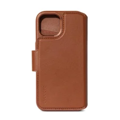 Decoded Leather Detachable Wallet für iPhone 15 Plus Tan