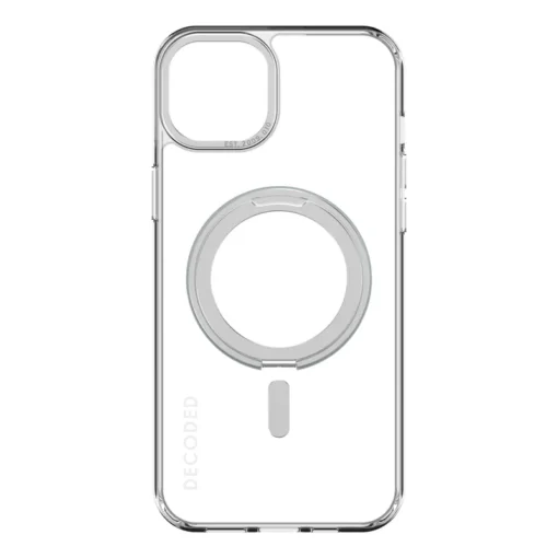 Decoded Recycled Plastic Loop Stand Backcover iPhone 15 Plus Transparant