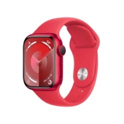 Apple Watch Series 9 Cellular Aluminium 41mm rot (Sportarmband rot) S/M